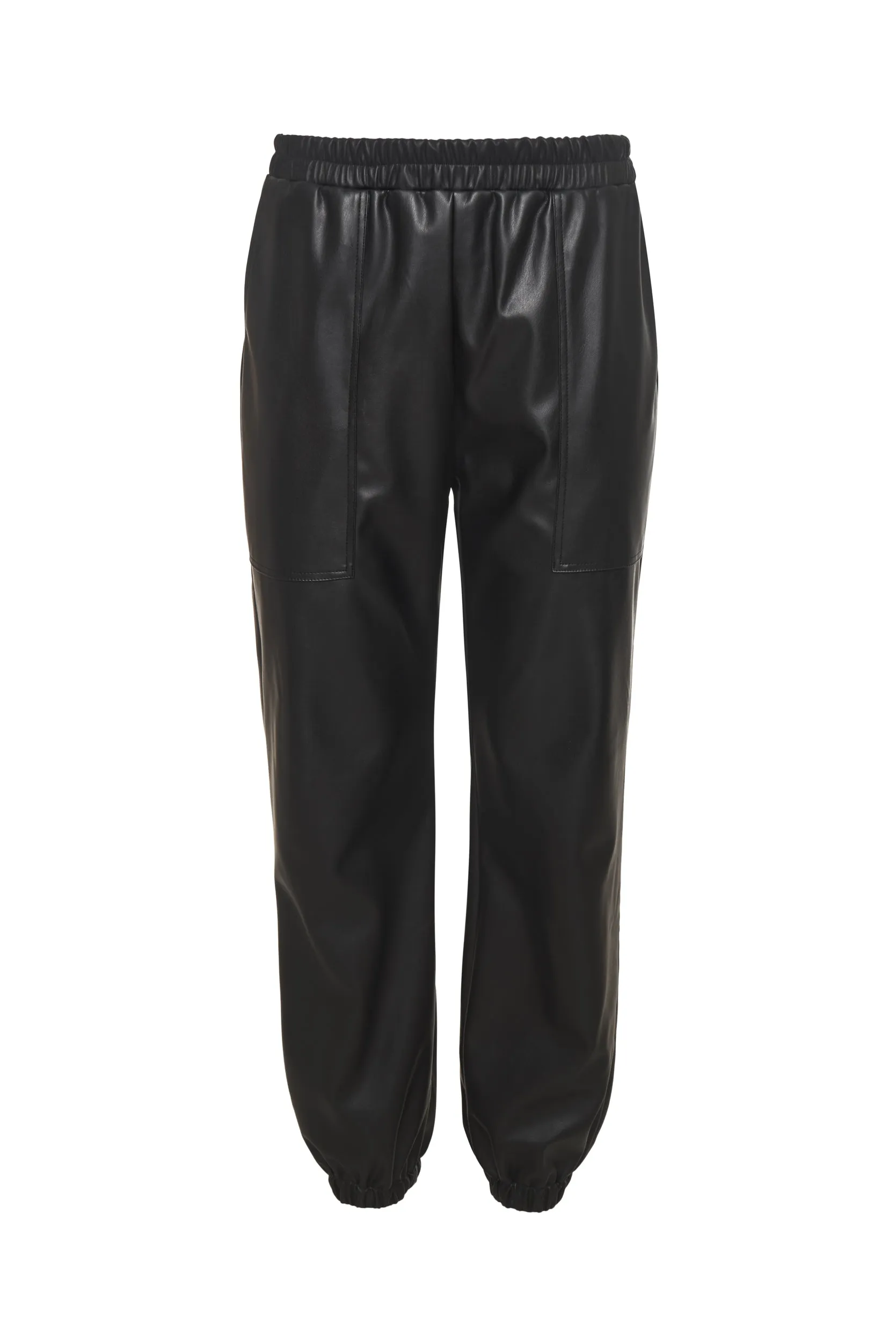 Faux Leather Jog Pant