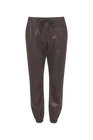Faux Leather Jog Pant