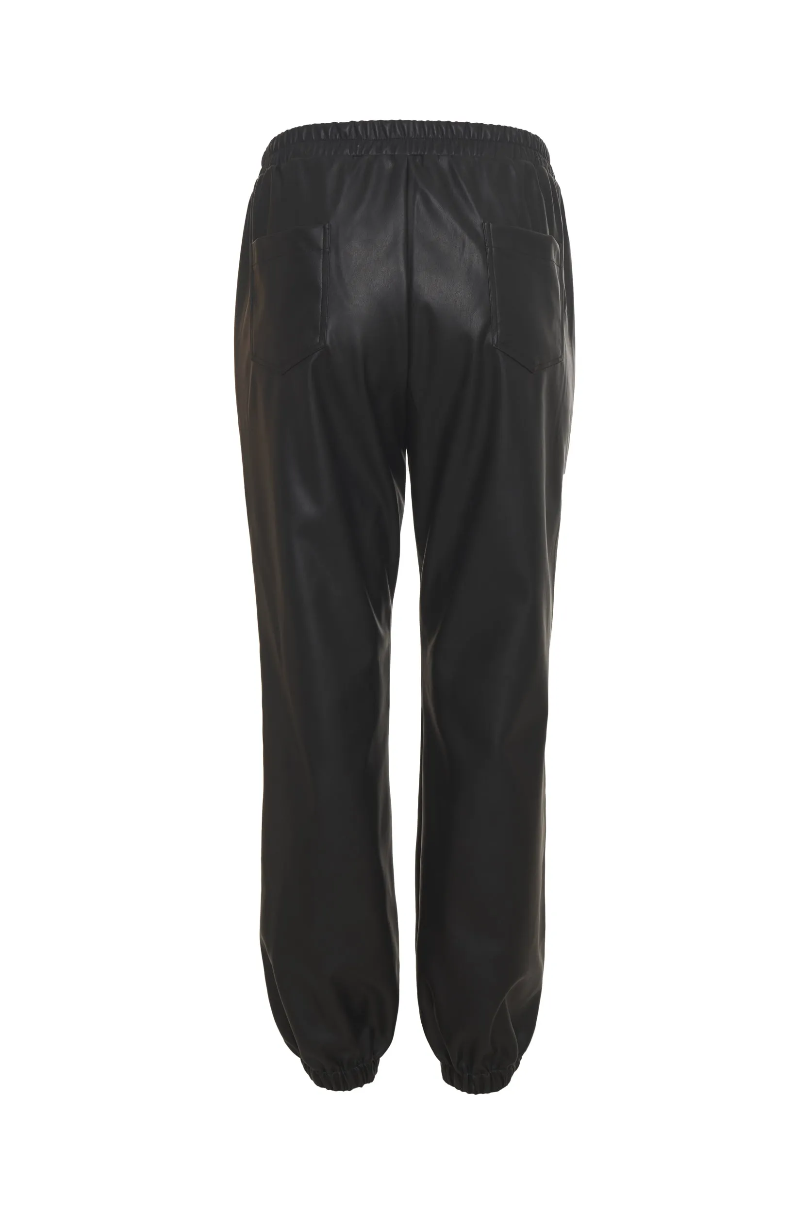 Faux Leather Jog Pant