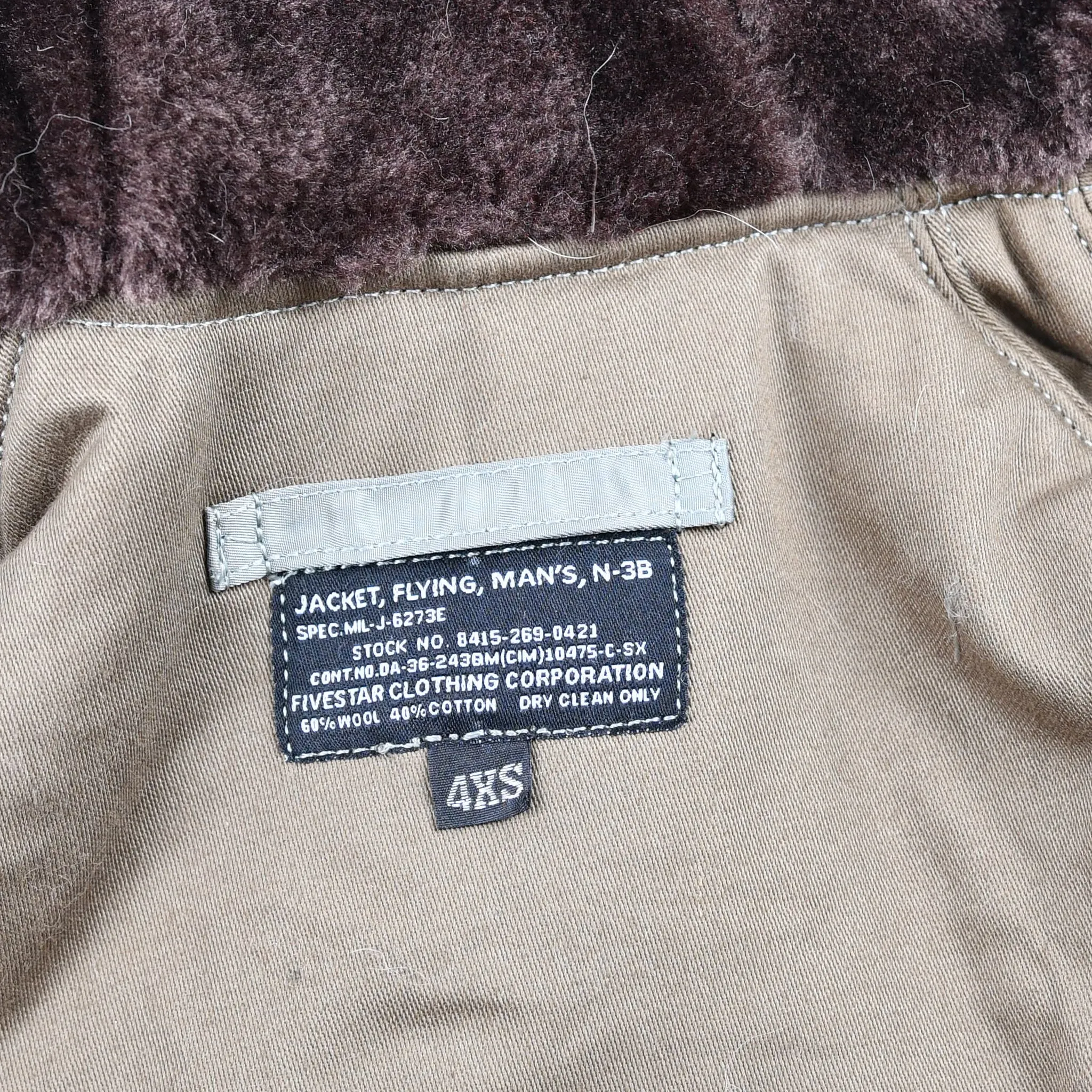 FiveStar Leather Repro USAF Jacket Flying Man's N-3B Cold Weather Parka