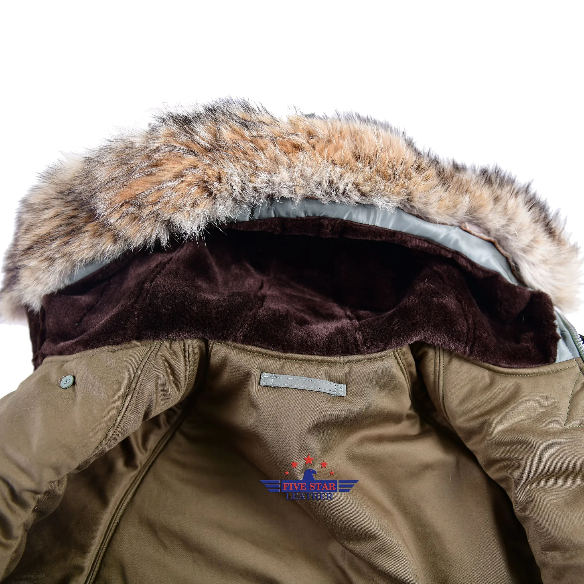 FiveStar Leather Repro USAF Jacket Flying Man's N-3B Cold Weather Parka
