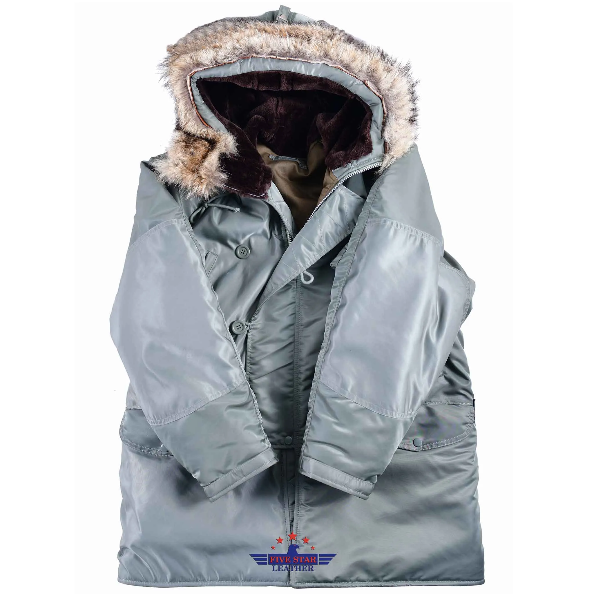 FiveStar Leather Repro USAF Jacket Flying Man's N-3B Cold Weather Parka