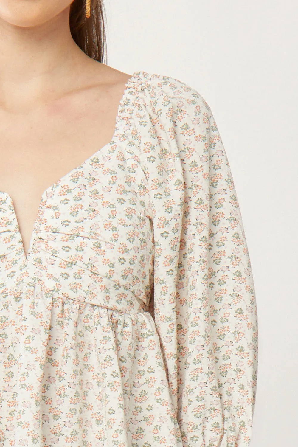 Floral Babydoll Top