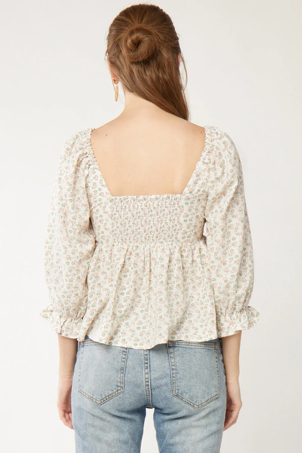 Floral Babydoll Top