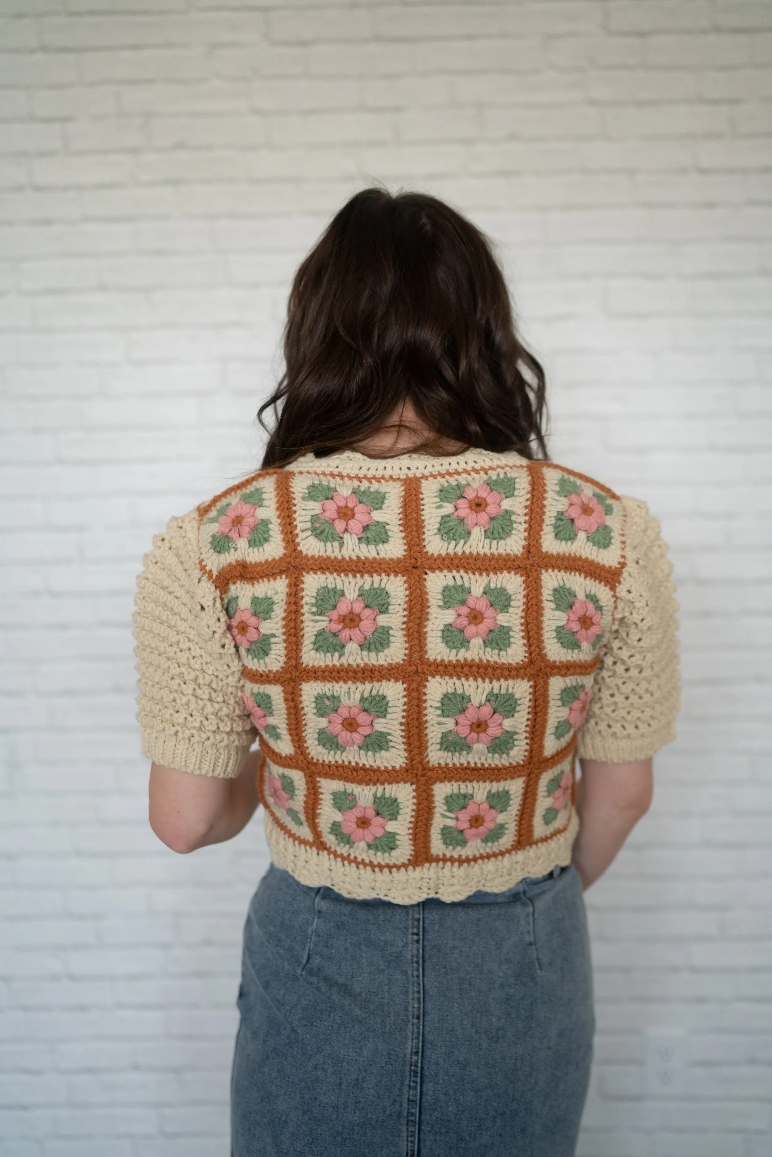 Flower Girl Knit Cardigan