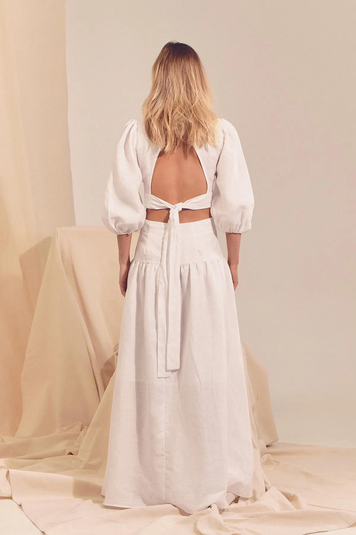 Fluir Top - White Messina