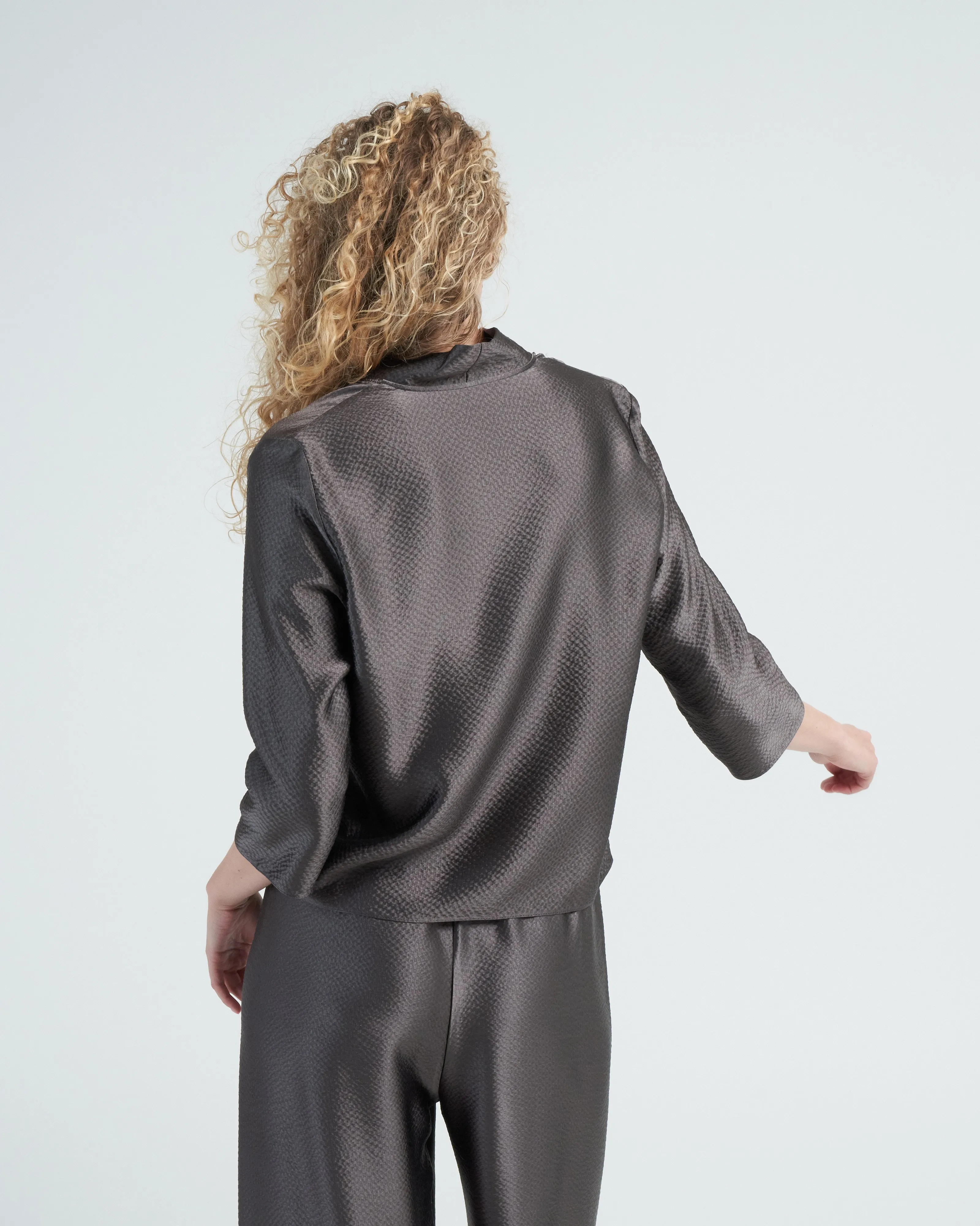 frolic top - charcoal