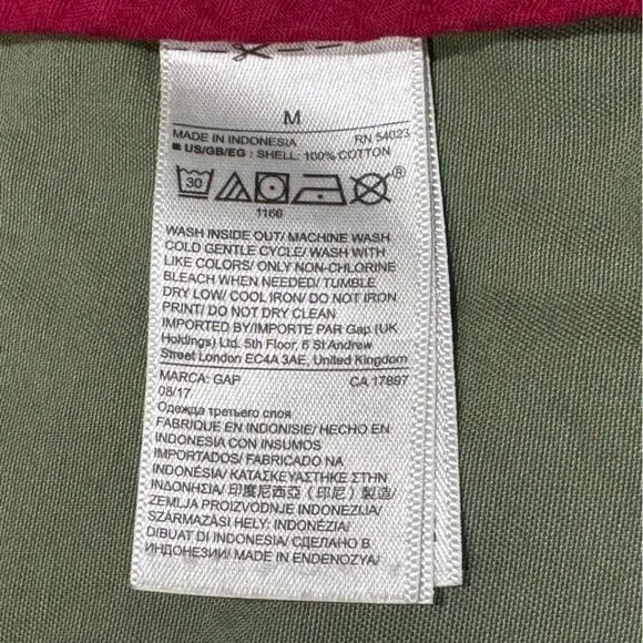 Gap Camo Lightweight Utility Jacket Coat Women’s Medium