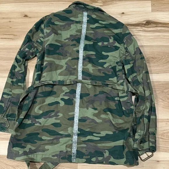 Gap Camo Lightweight Utility Jacket Coat Women’s Medium