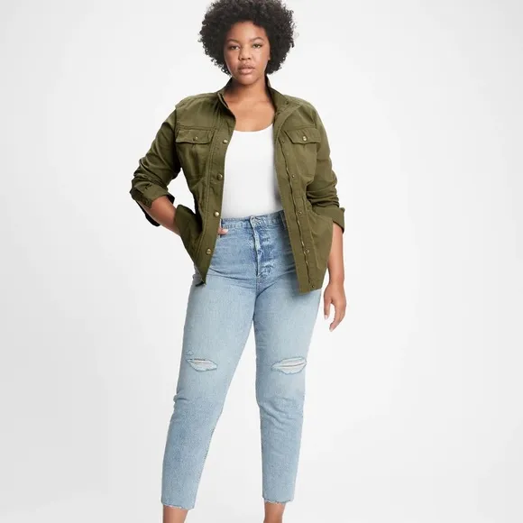 GAP Women’s Tan Utility Jacket Small