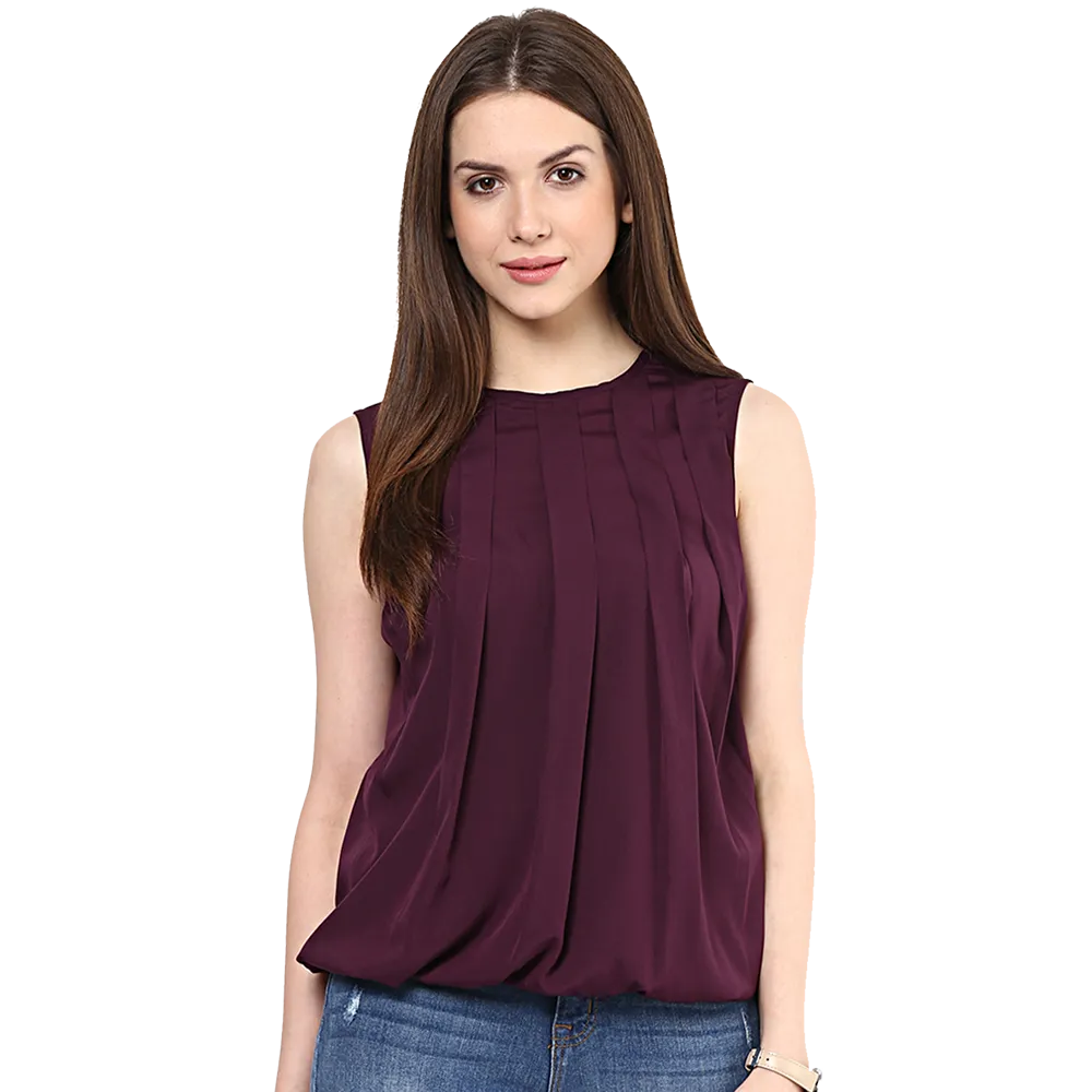 girls maroon top