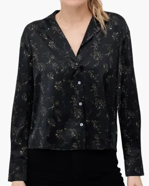 GO TOP NOTCH BLOUSE IN PERSIAN PAISLEY