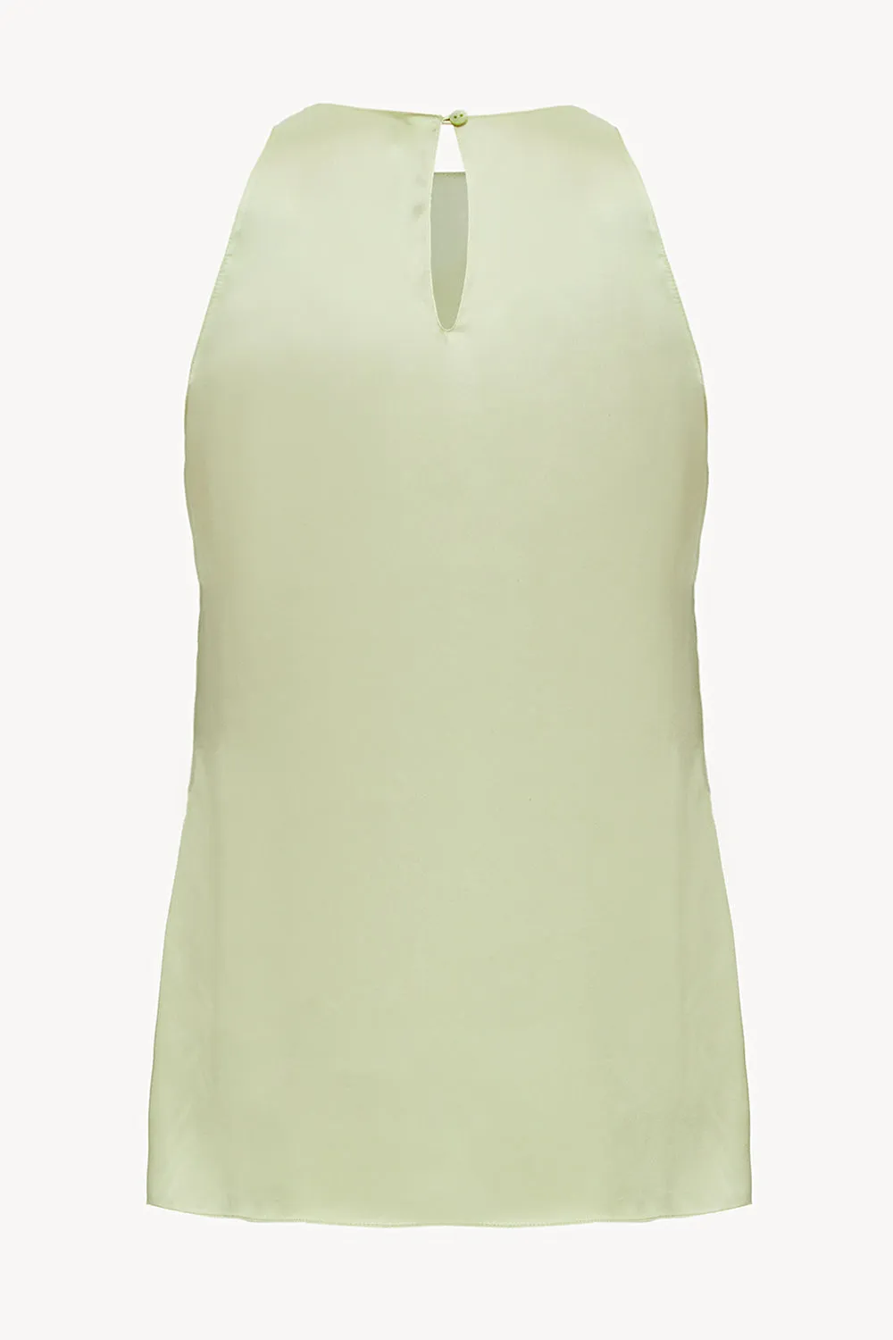 Halterneck pajama top in sorbet green