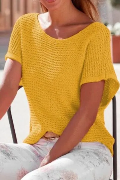 Hazel Blues® |  Short Dolman Sleeve Sweater