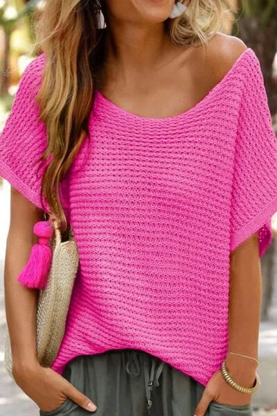 Hazel Blues® |  Short Dolman Sleeve Sweater