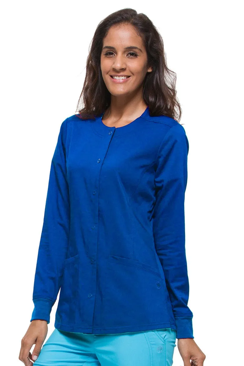 Healing Hands Scrub Jacket Purple Label Daisy 5063