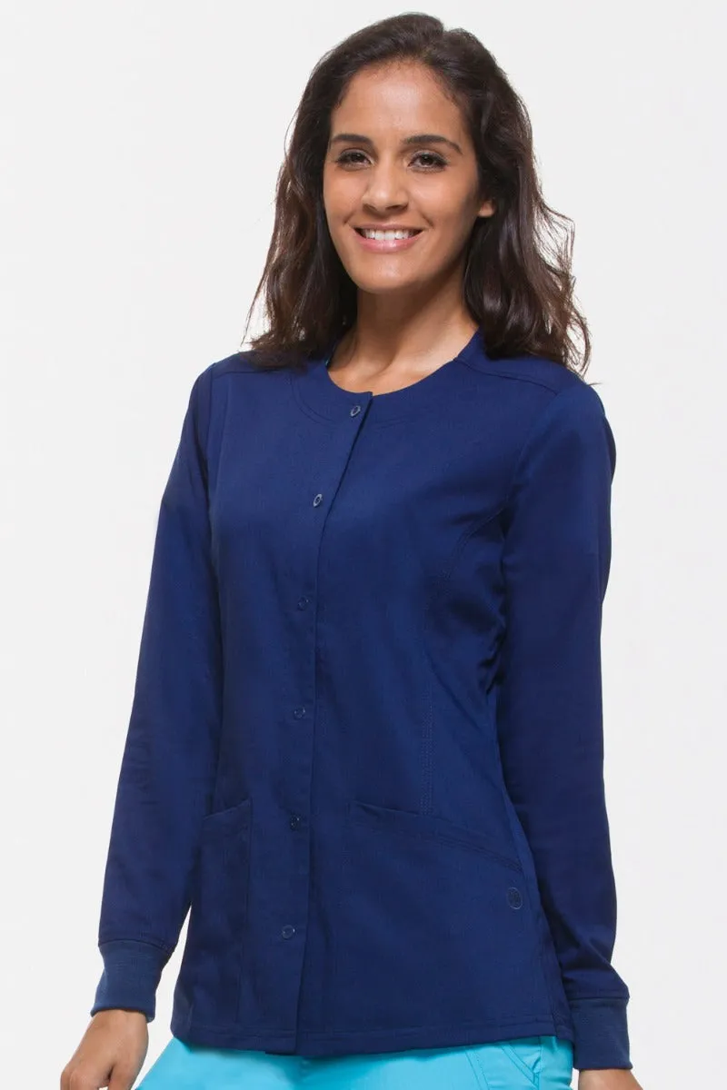 Healing Hands Scrub Jacket Purple Label Daisy 5063