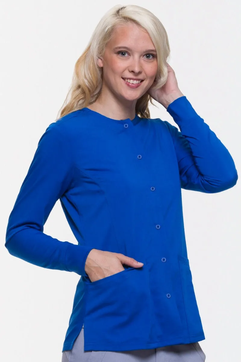 Healing Hands Scrub Jacket Purple Label Daisy 5063