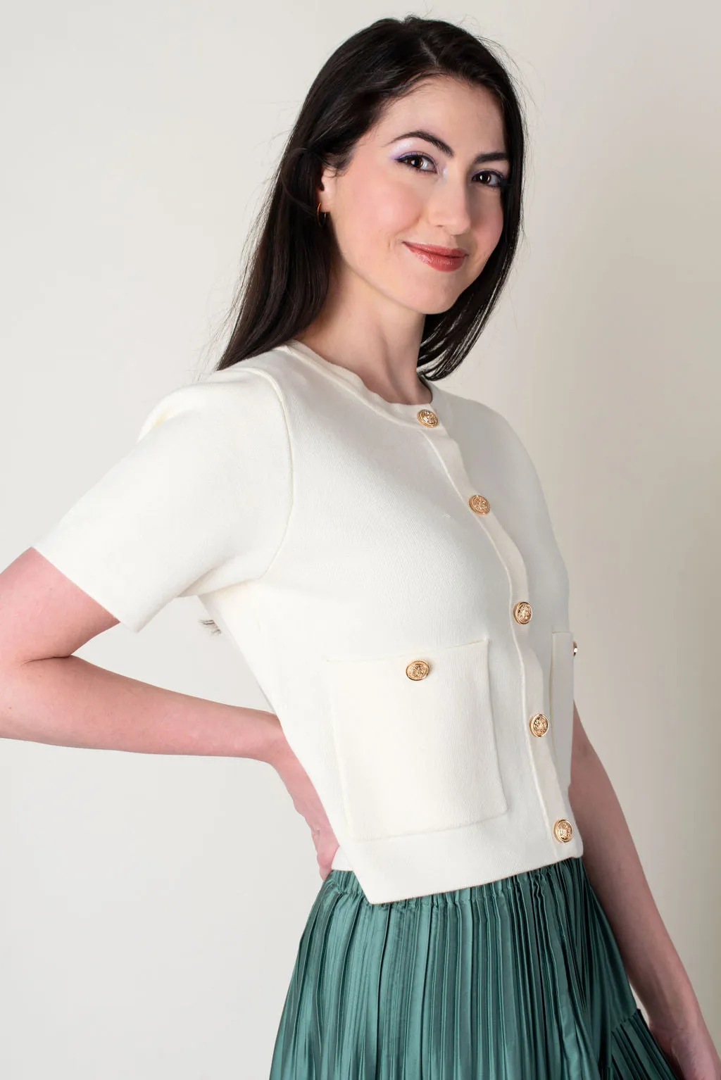 Heartbreaker Knit Short Sleeve Top