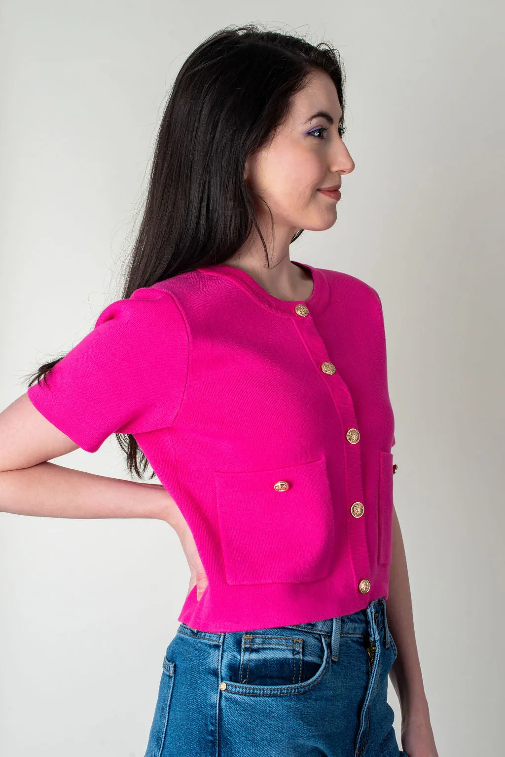 Heartbreaker Knit Short Sleeve Top