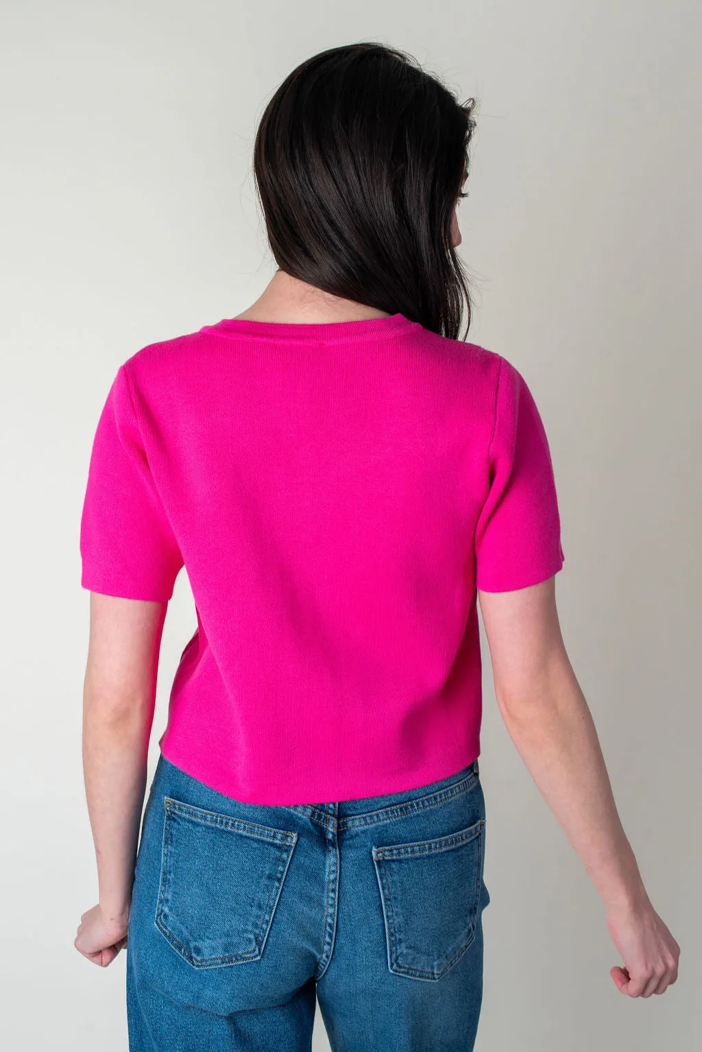Heartbreaker Knit Short Sleeve Top