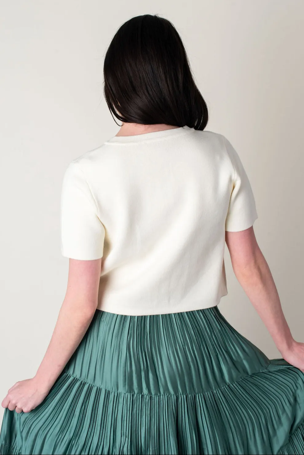 Heartbreaker Knit Short Sleeve Top