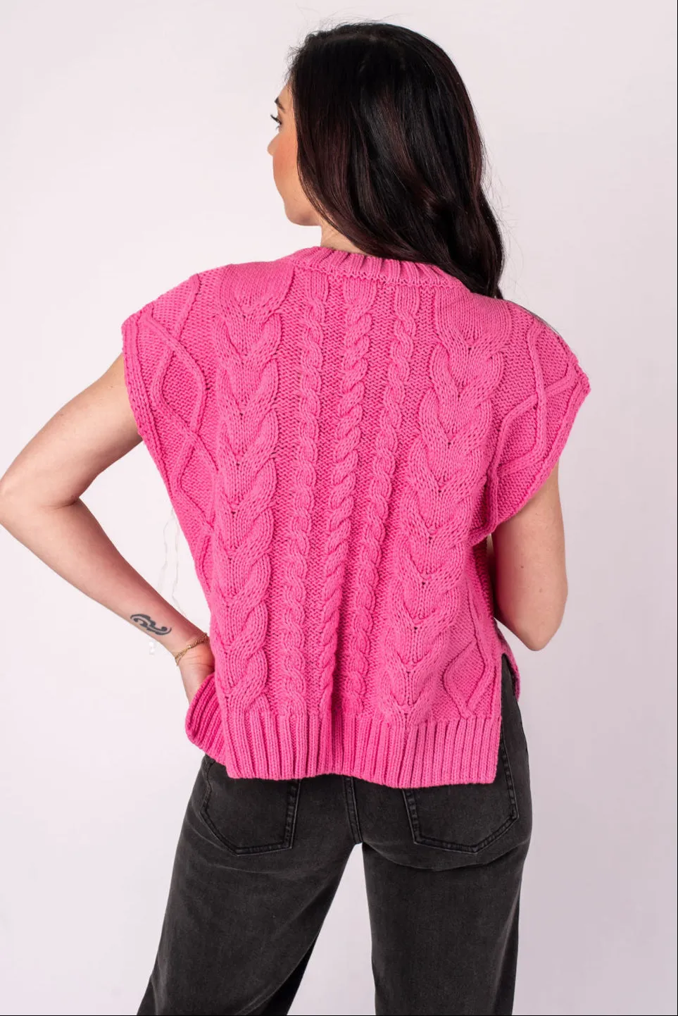 Heidi Cable Knit Top