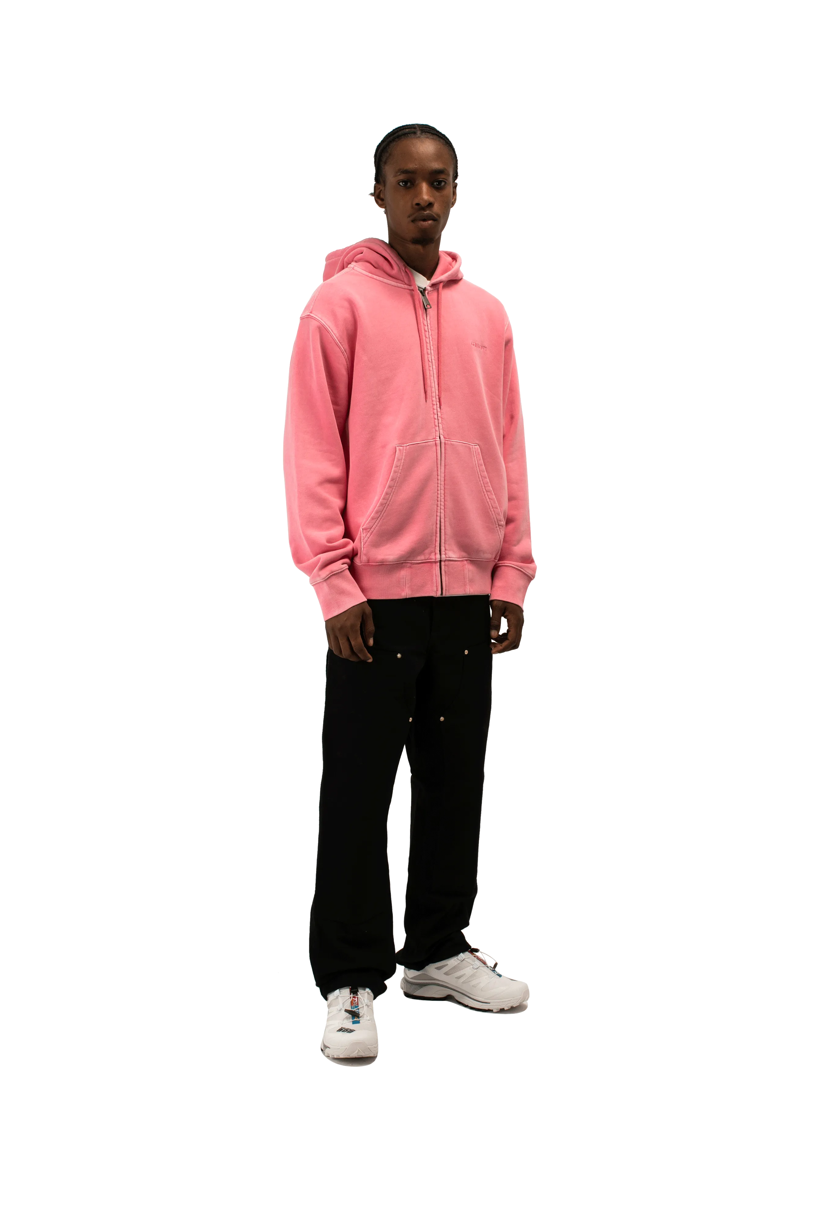 Hooded Duster Script Jacket