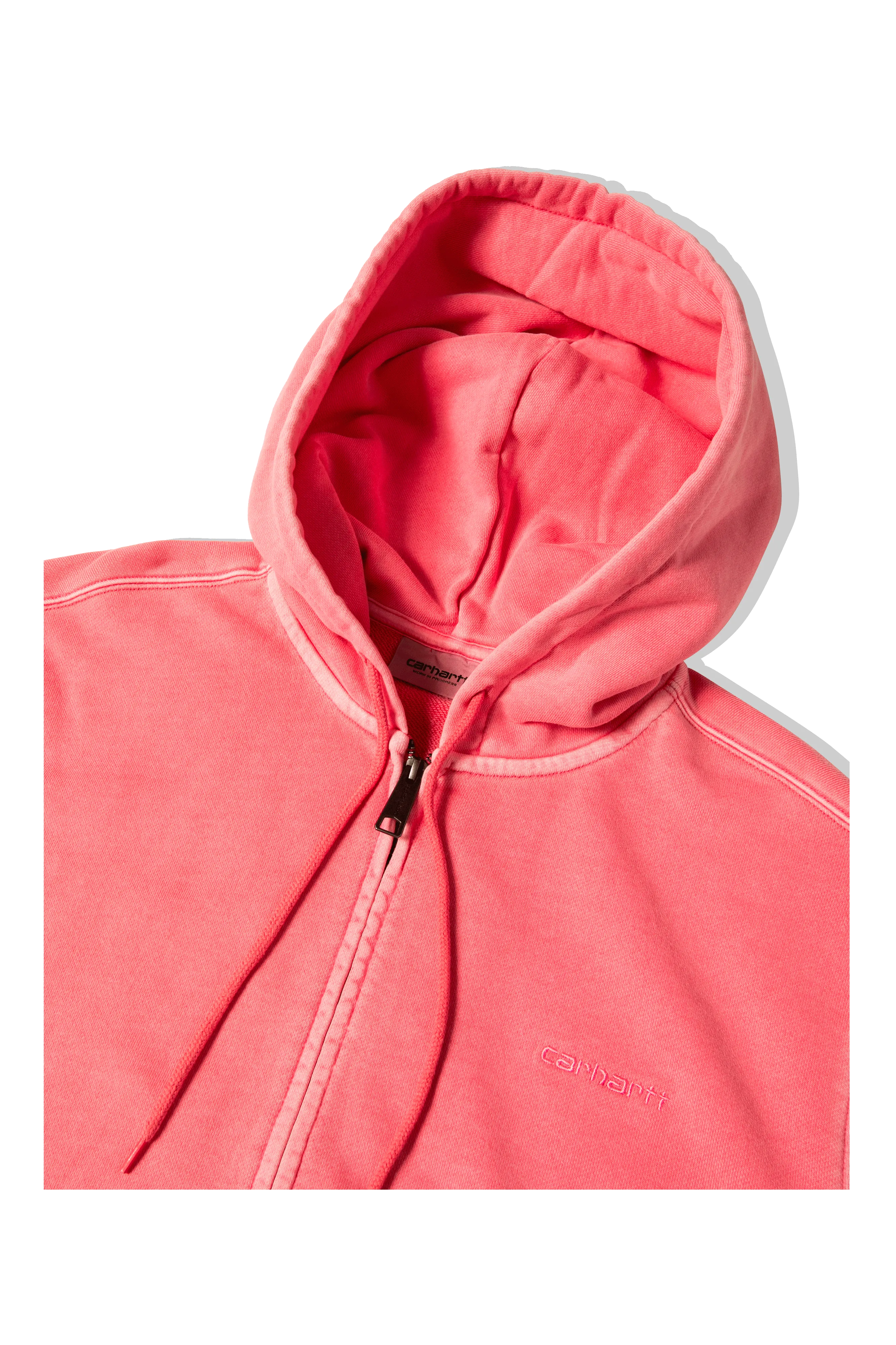 Hooded Duster Script Jacket