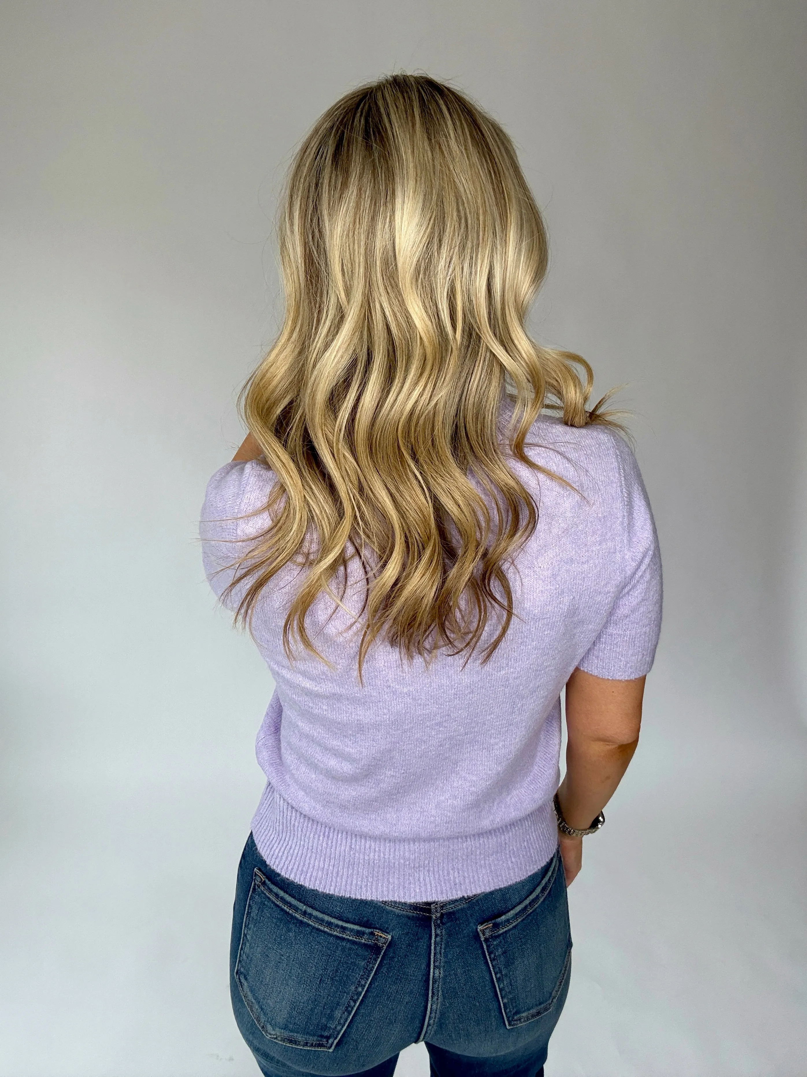 In The Moment Short Sleeve Sweater
