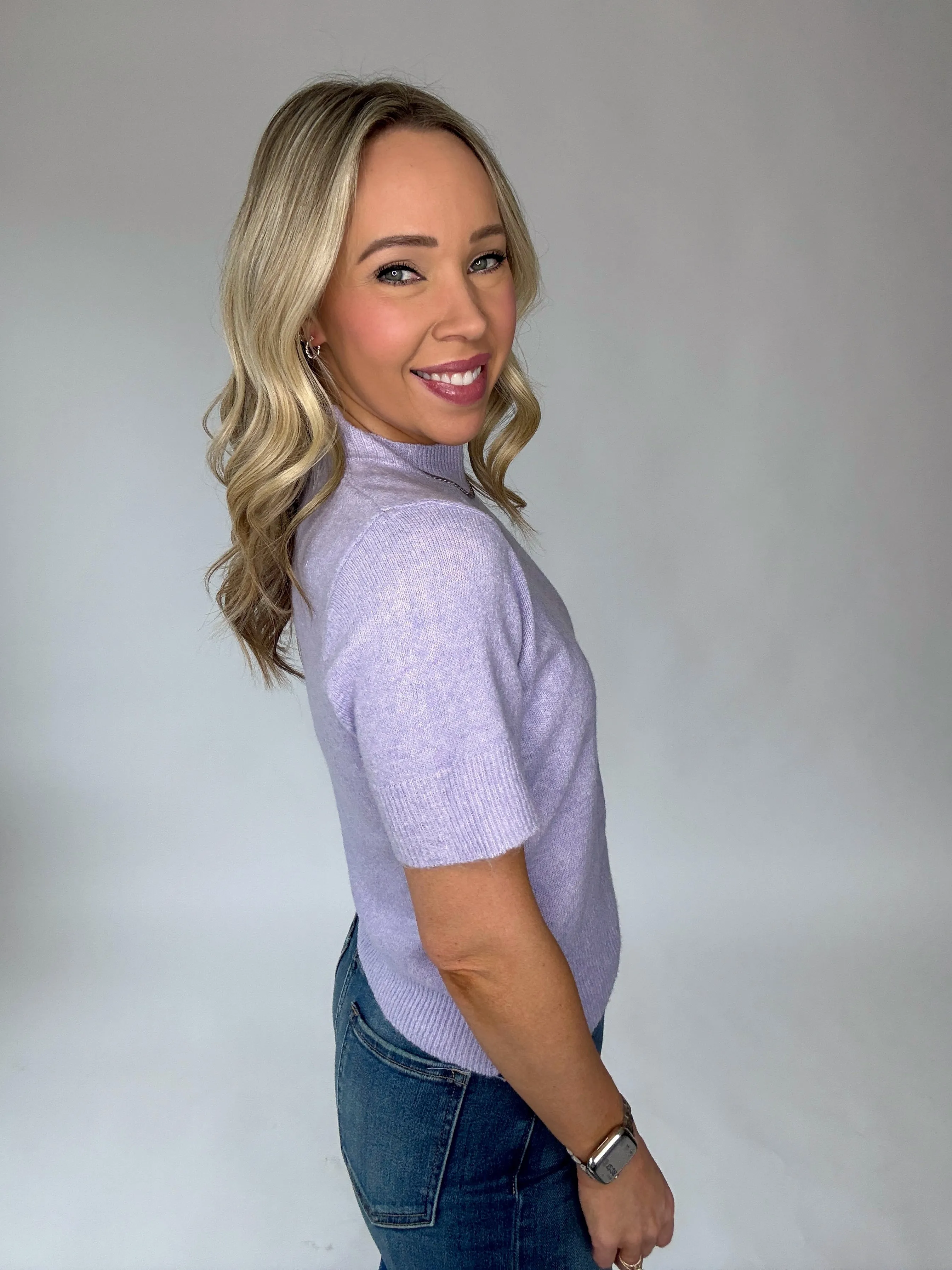 In The Moment Short Sleeve Sweater
