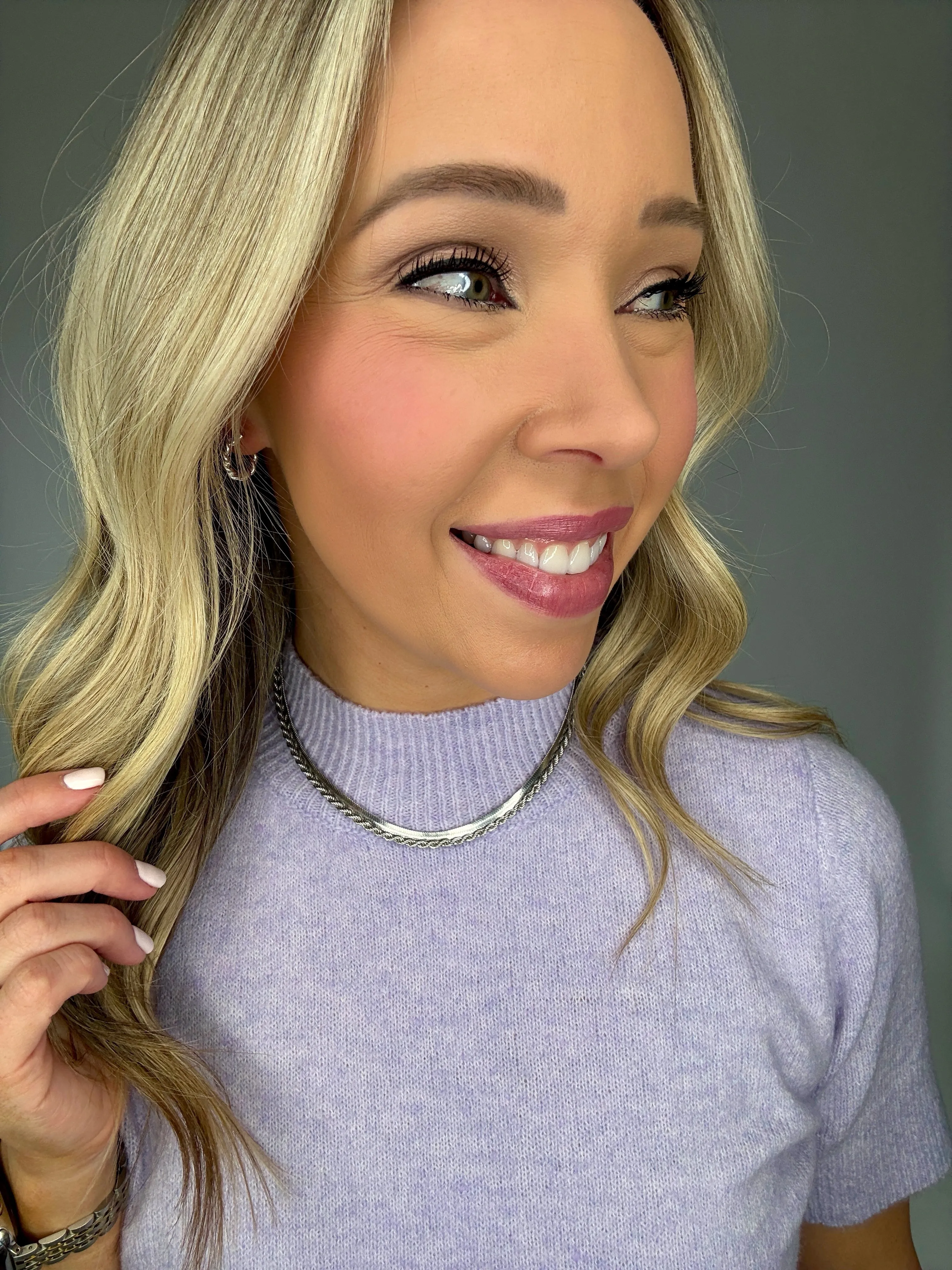In The Moment Short Sleeve Sweater