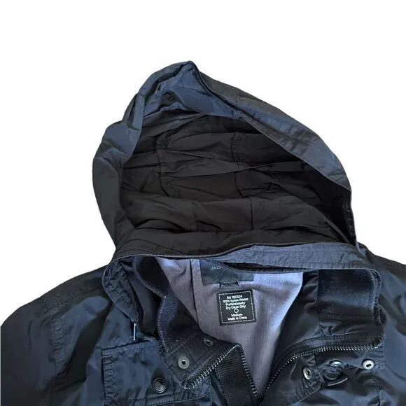 Jack &amp; Jones Utility Black Work Casual Punk Relaxed Fit Jacket