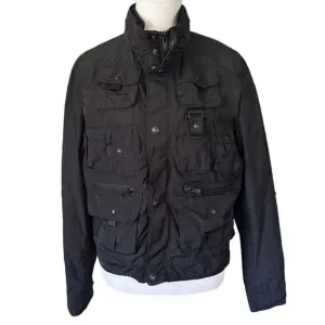 Jack &amp; Jones Utility Black Work Casual Punk Relaxed Fit Jacket