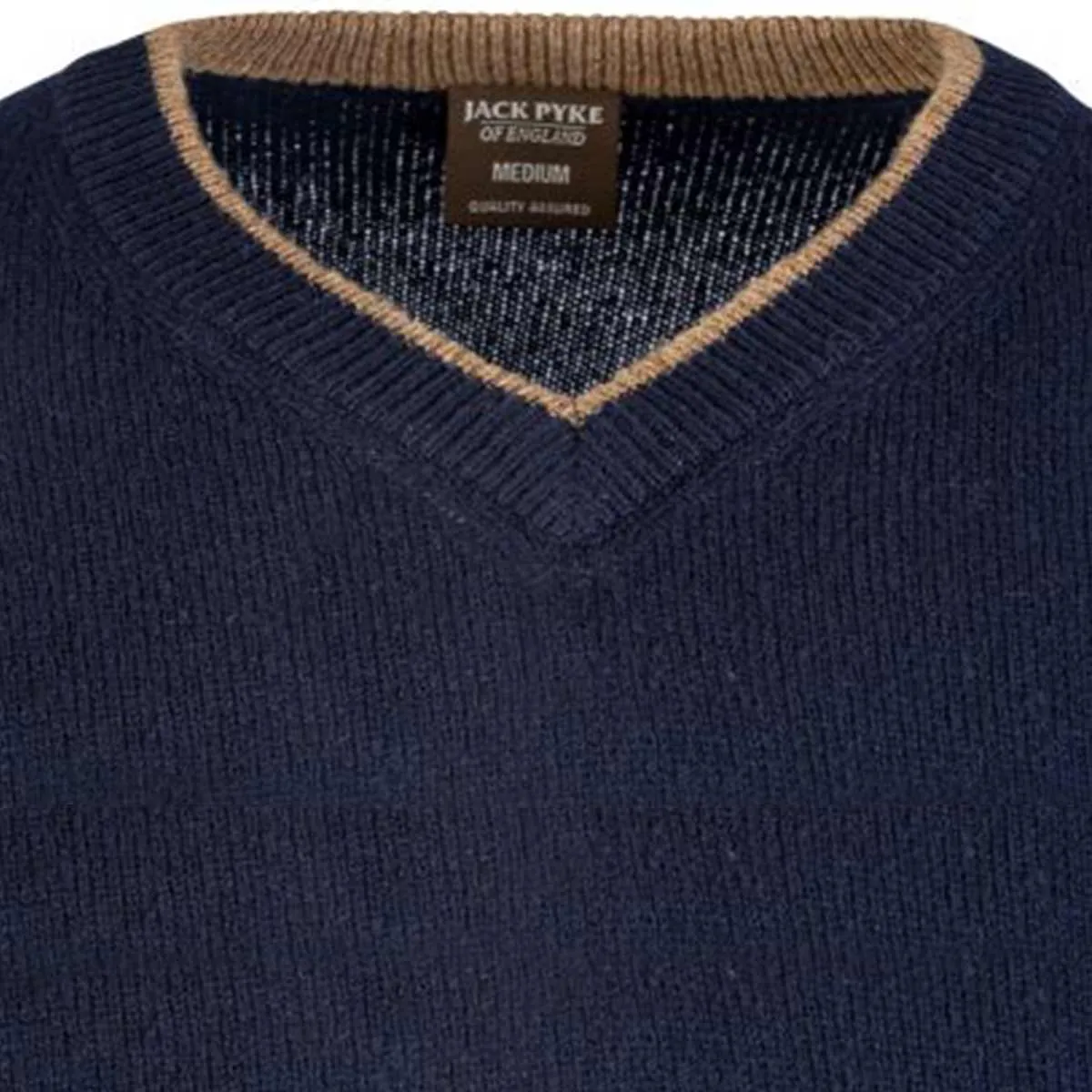 Jack Pyke Ashcombe V-Neck Pullover Navy Blue
