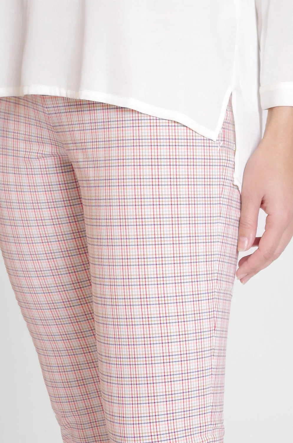 Jezebelle Pant - Seaside Check: FINAL SALE