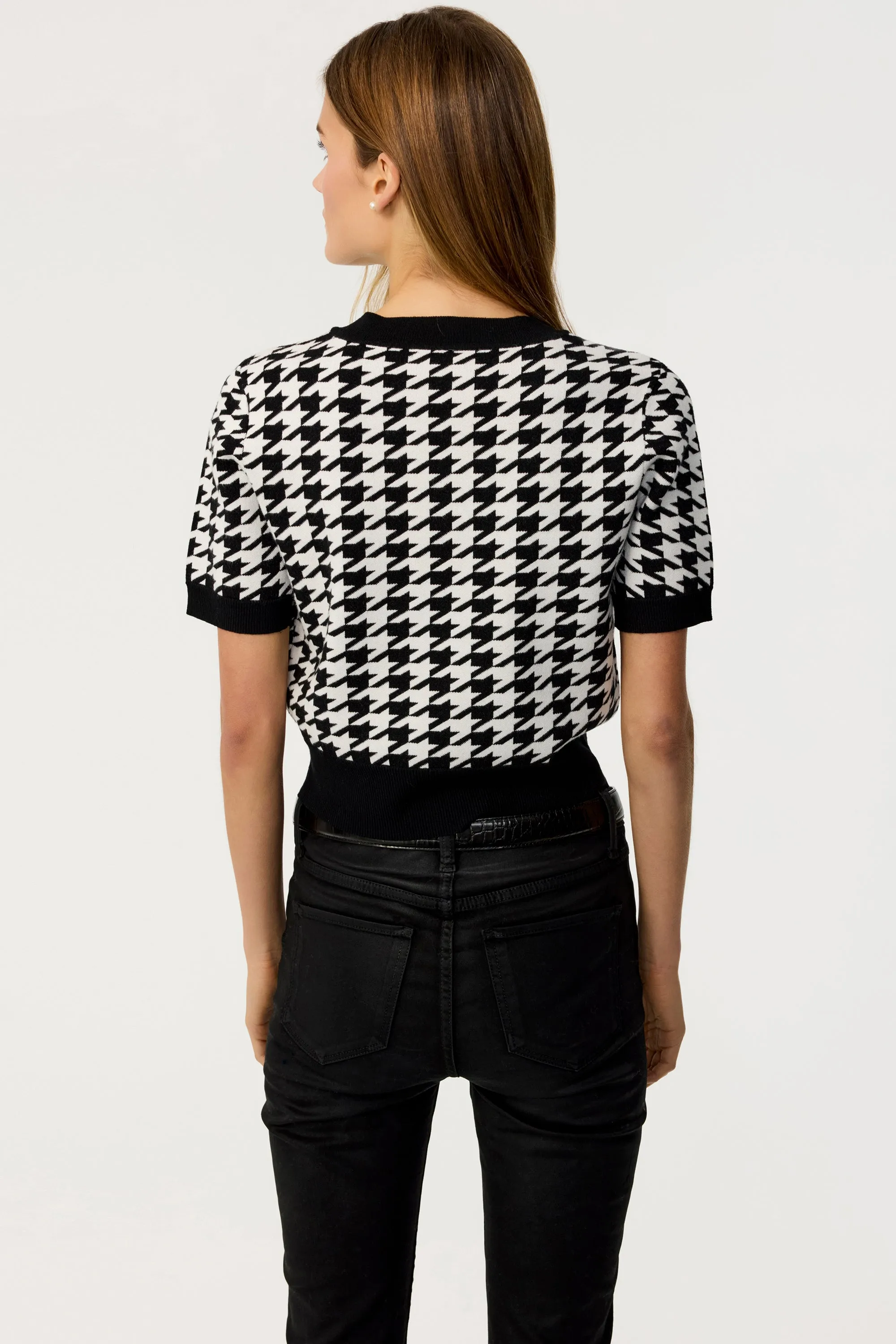 Jules Houndstooth Sweater