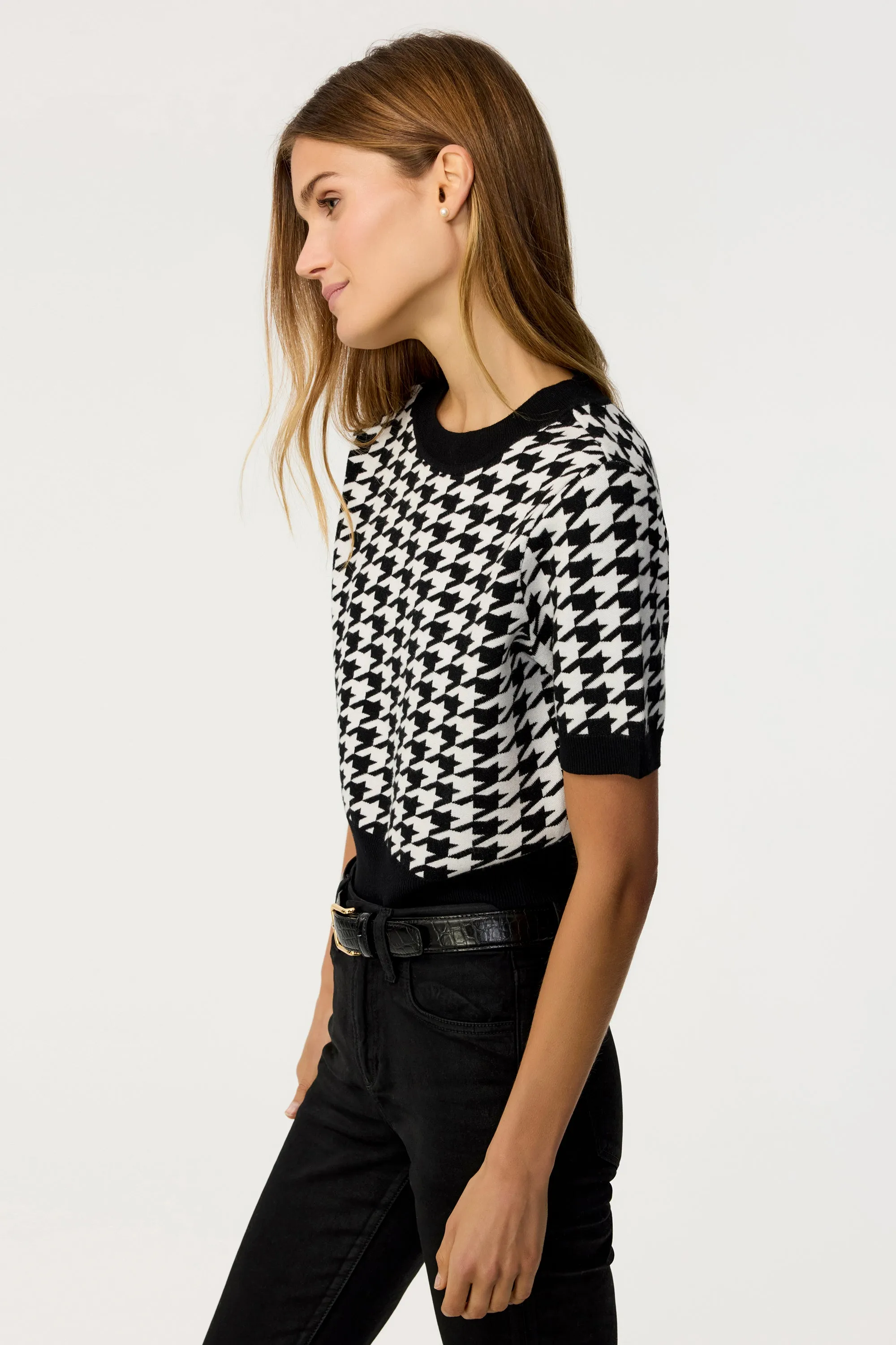 Jules Houndstooth Sweater