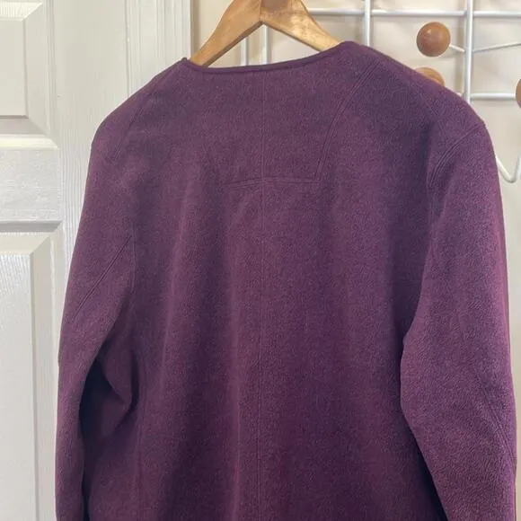 Kit and Ace - Button Down Utility Lightweight Jacket - Maroon - L