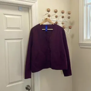 Kit and Ace - Button Down Utility Lightweight Jacket - Maroon - L