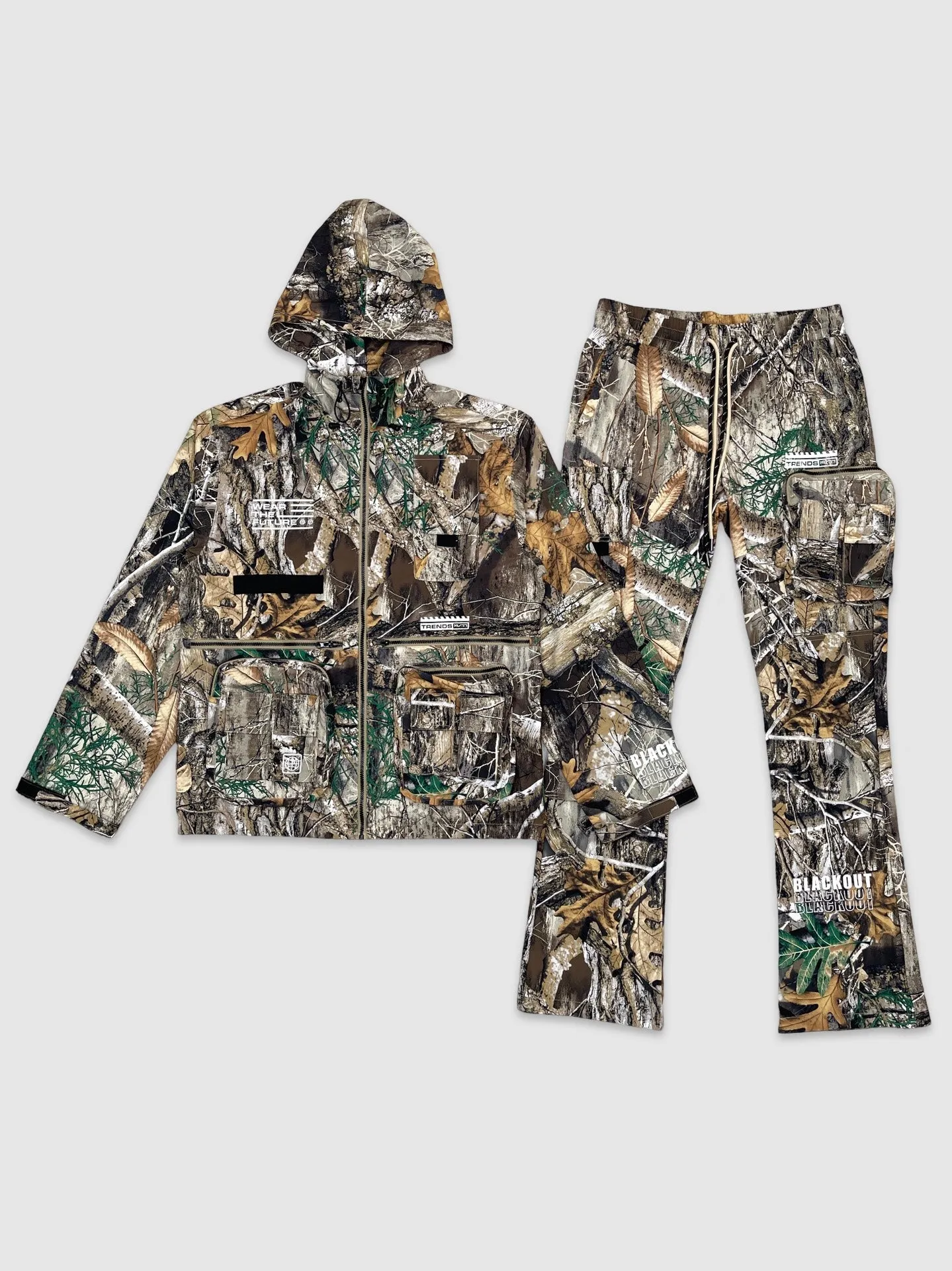 KL9-J24203 P24224-Utility Jacket & Stacked Jogger Set