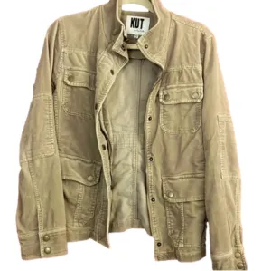 Kut from the Kloth tan corduroy utility jacket