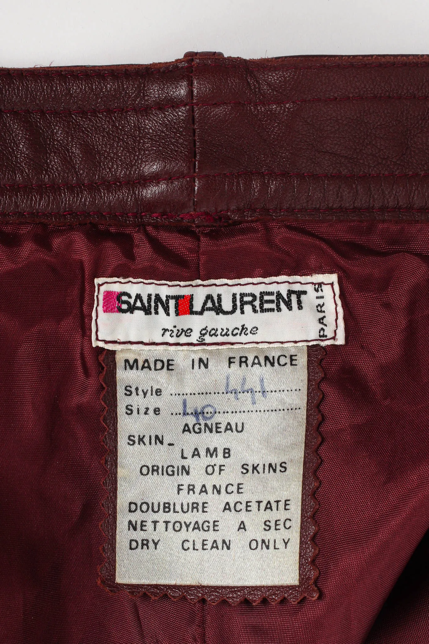 Lambskin Leather Pant