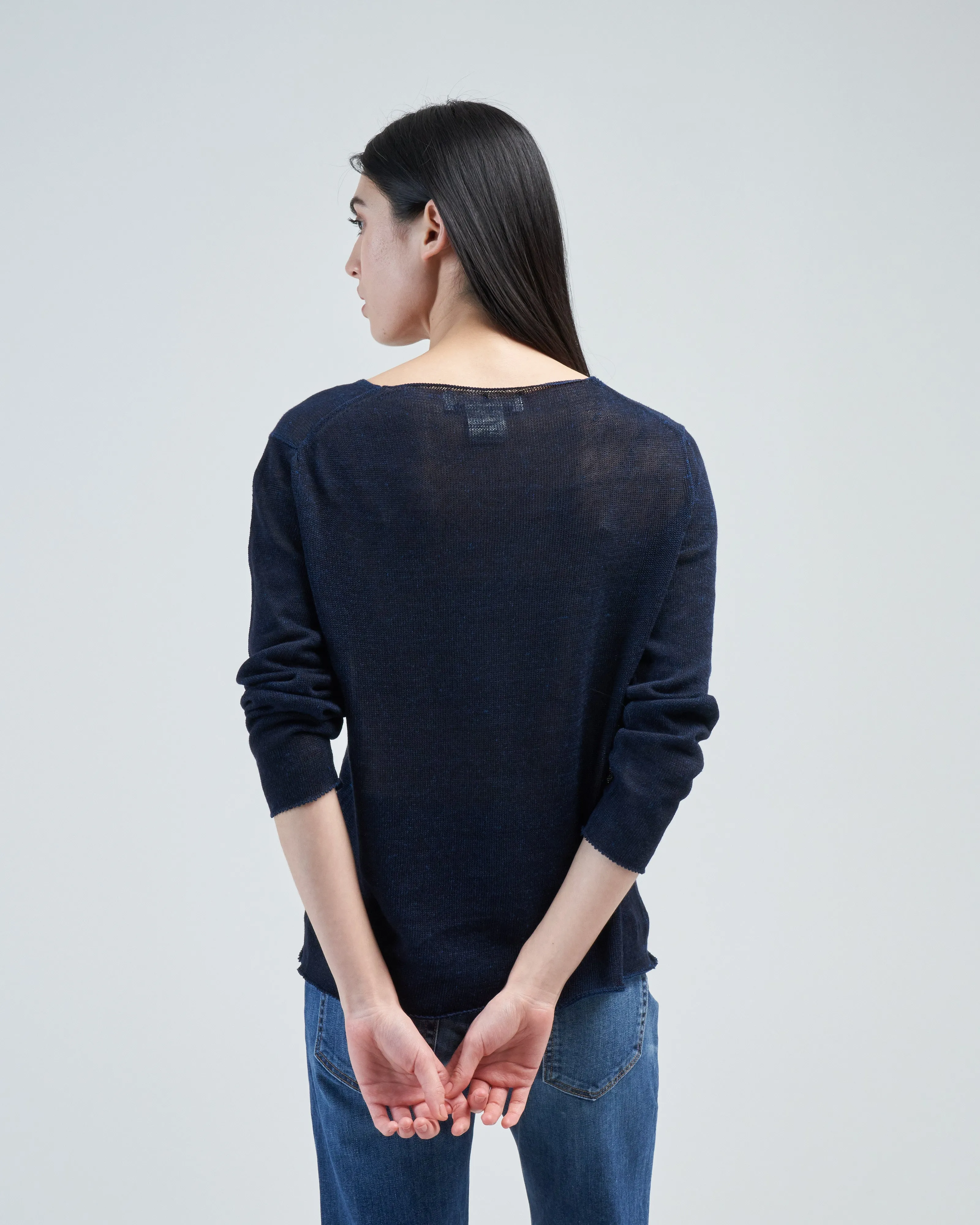layered color v neck