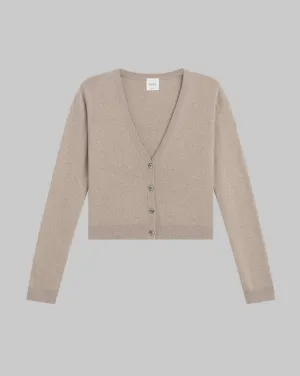 Leset Zoe V Neck Cardigan - Cane