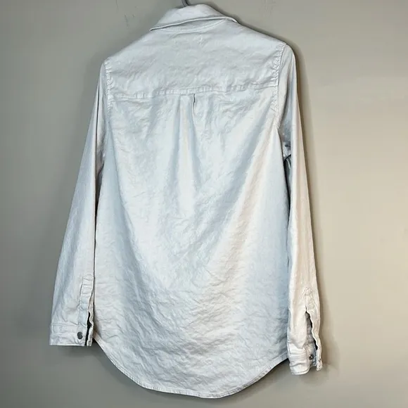Level 99 Women's Linen Blend Evereve Utility Shacket Size Small
