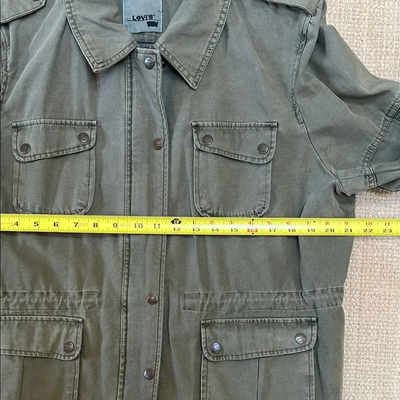 Levi's Green Military Jacket