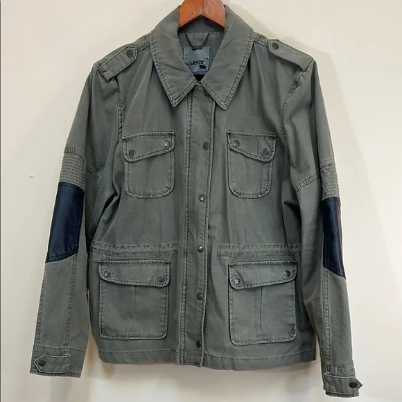 Levi's Green Military Jacket
