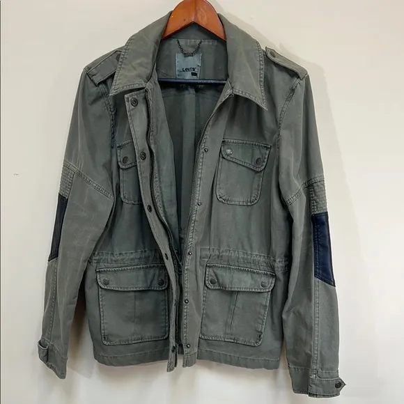Levi's Green Military Jacket