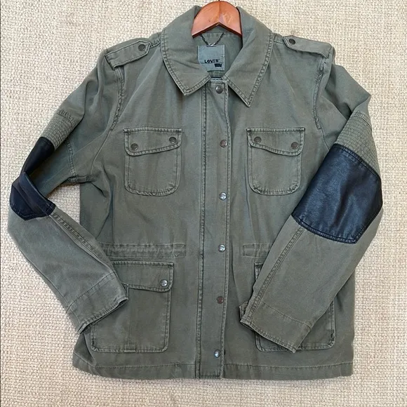 Levi's Green Military Jacket